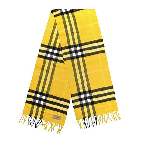 burberry scarf yellow|traditional burberry scarf.